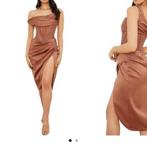 House of CB ( lulu Corset One-Shoulder Dress)